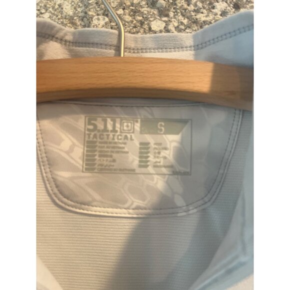 5.11 Tactical Womens Kryptek Half-Zip Pullover Shirt S Polyester/Elastane Gray/W - Picture 9 of 13